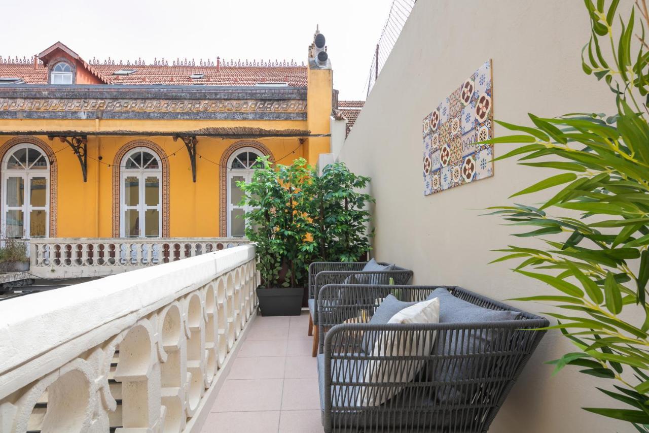 Apartamento Oporto Diamond Luxe & Terrace Exterior foto